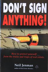 A photo of the cover of Don’t Sign Anything