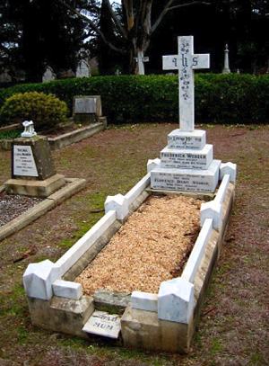 A photo of a of grave