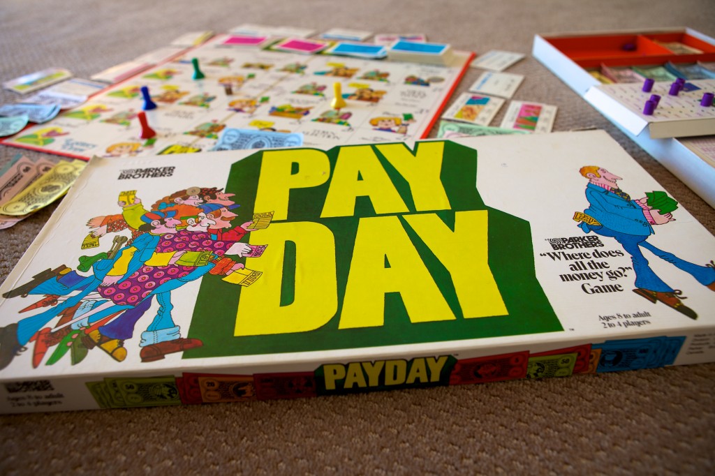 Photo of the board game Payday.